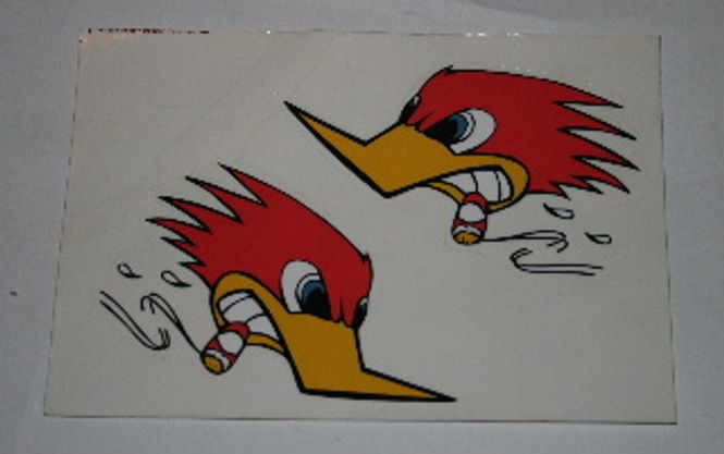Hovedbilde Dekal, Woodpecker