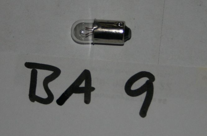 Hovedbilde Lyspære 6v 3w BA9